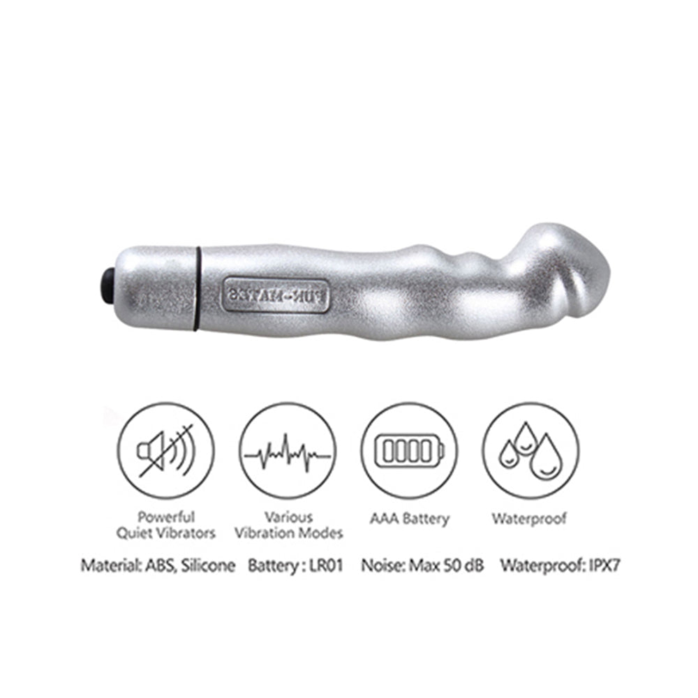 Realistic Bullet Vibrator Clitoris Stimulator with 16 Frequencies