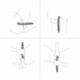 Realistic Bullet Vibrator Clitoris Stimulator with 16 Frequencies