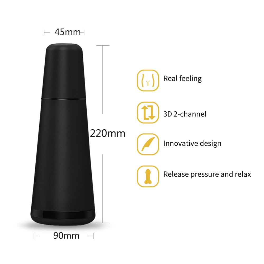 Opaque Automatic Male Masturbator Stroker 3 Sensors 11*11 Frequencies