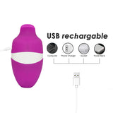 Sucking & Licking 2 In 1 Clitoral Vibrator Double Stimulation