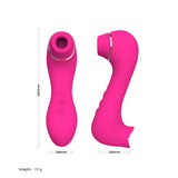 2 In 1 Clitoral Sucking & Licking G Spot Vibrator 10 Dual Stimulation