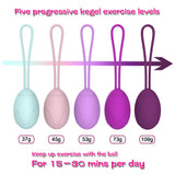 Kegel Ball Exercise Weights Pelvic Floor Tightening Ben Wa 5 Pcs Set
