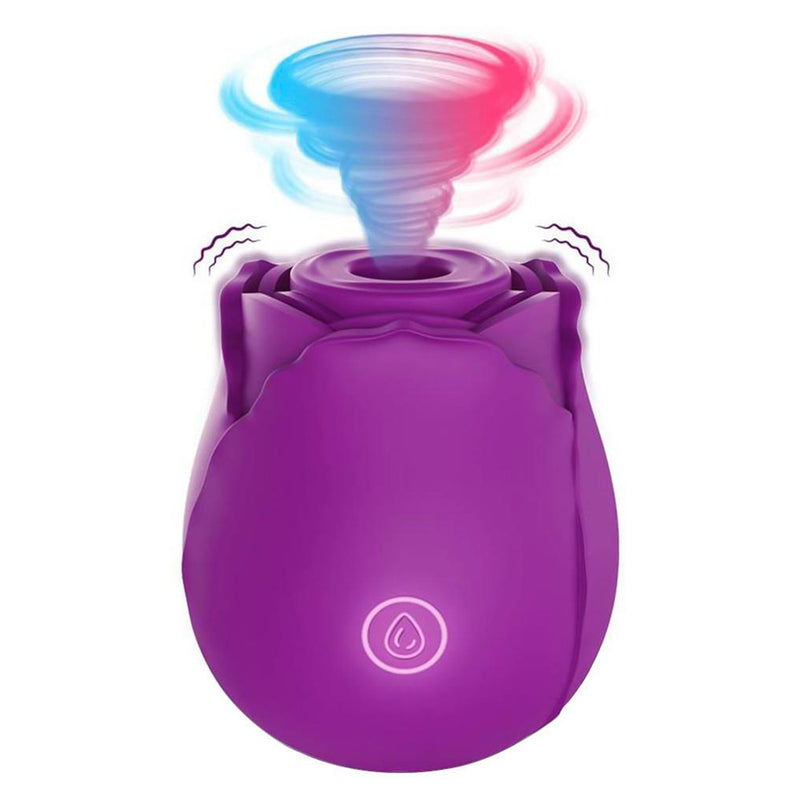 Rose Clitoral Sucking Vibrator for Women with 7 Intense Suction