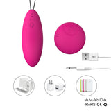 2*9 Modes Double Vibration Remote Control Jump Egg Kegel Exercise