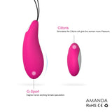 2*9 Modes Double Vibration Remote Control Jump Egg Kegel Exercise