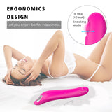 Clitoral G Spot Stimulation Vibrator with 9 Knocking & Sucking Modes