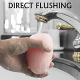 MATURE 3D Textured Vagina Stretchy EGG Male Masturbator Portable Cup