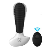 Soft Anal Prostate Vibrator Bendable 9-Intensity Spiral Pattern Unisex