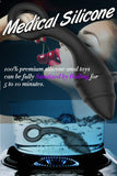 Tapered Soft Liquid Silicone Anal Plug with Safe Finger Loop