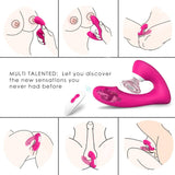 Clitoral Sucking Dildo Vibrator G Spot 9 Vibration & Suction Modes