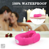 Headset Shape Silicone Penis Ring Vibrator Remote Control 9 Vibrations