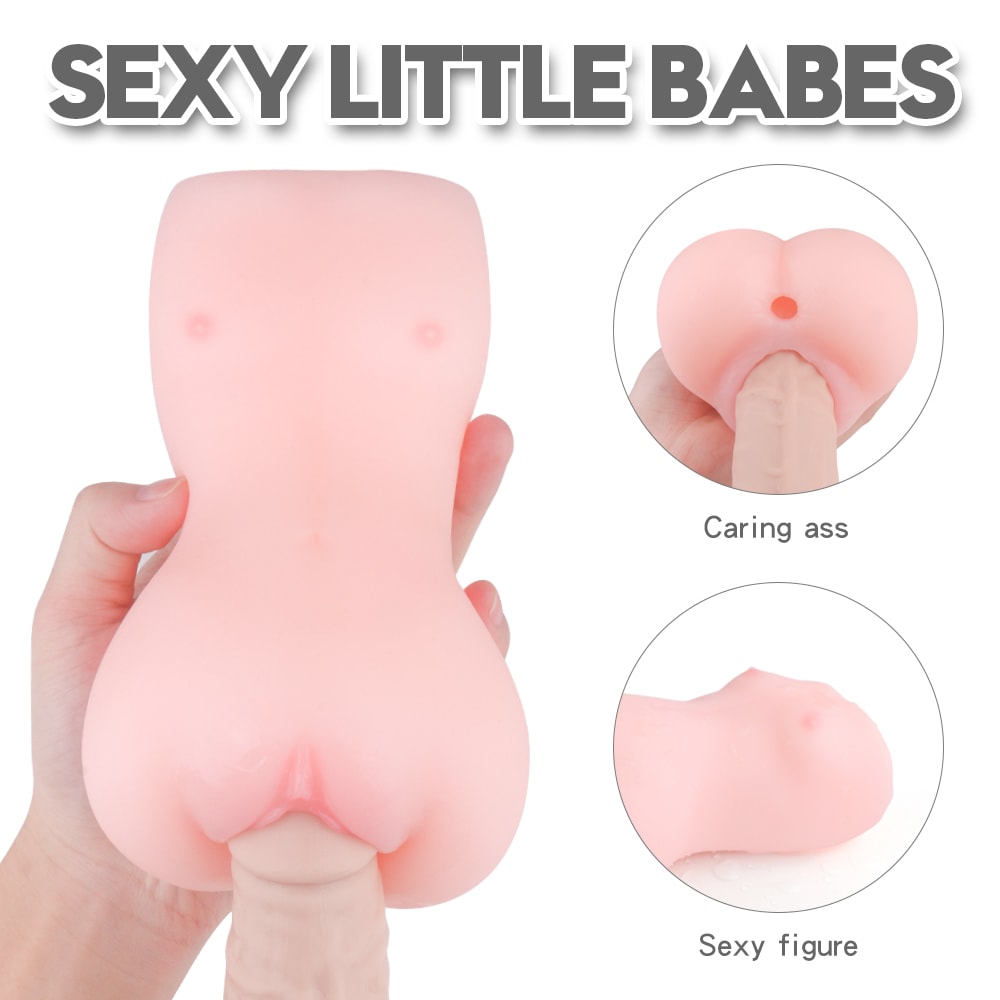 2 Channal Lifelike Sexy Figure Male Masturbator Vagina & Anus Stroker