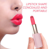 9 Modes Bullet Vibrator Discreet Lipstick with 3 Shape Silicone Heads