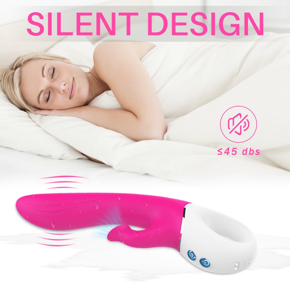 9 Suction 9 Vibration Clit G Spot Rabbit Vibrator Come-Hither Motion