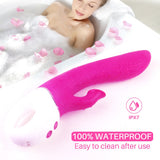 9 Suction 9 Vibration Clit G Spot Rabbit Vibrator Come-Hither Motion