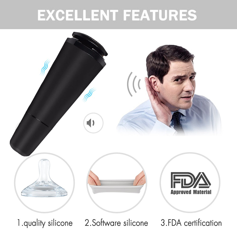 Opaque Automatic Male Masturbator Stroker 3 Sensors 11*11 Frequencies