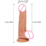 7 Inch Realistic G-Spot Dildo for Vaginal Anal Stimulation
