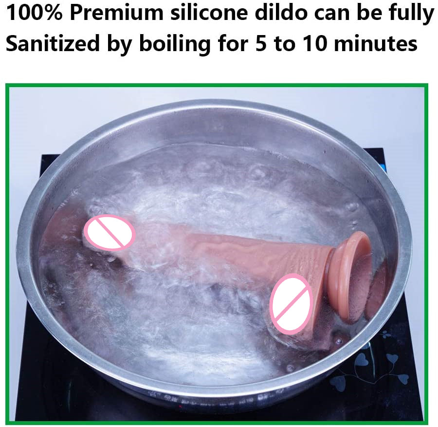 9 Inch Ultra-Soft Silicone Realistic Dildo For Women