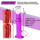 9.5 Inch Super Soft Liquid Realistic Silicone Dildo Lifelike Penis