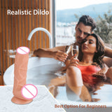 6.3 Inch Realistic Dildo With Foreskin Glans for Beginners Trainer