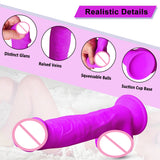 9.5 Inch Super Soft Liquid Realistic Silicone Dildo Lifelike Penis