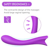 9 Patterns Ergonomic Curved Design G-Spot Vibrator for Women or Couple