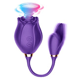 10 Patterns Rose Clitoral Sucking Vibrator with Licking Vibrating Egg