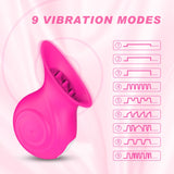 9 Modes Snail-Shape Clitoral Vibrator Tongue Licking Rechargeable