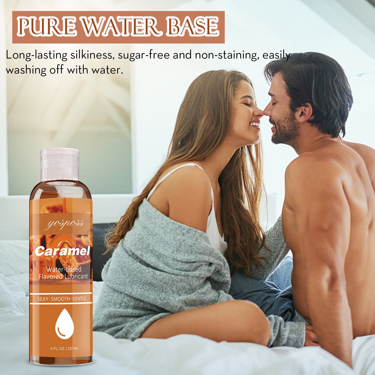 Sensitive Skin Friendly Natural Edible Water Based Personal Lube 120ml