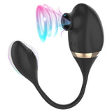 2 In 1 G-Spot & Clitoral Sucking Vibrator With Vibrating Egg