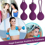 3 Weights Kegel Exercise Training Ben Wa Ball Kits For Women