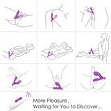 9 Speeds Wearable G Spot Clit Butterfly Vibrabor With Remote Control
