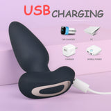 9 Frequencies Remote Control Vibrating Anal Butt Plug Rechargeable