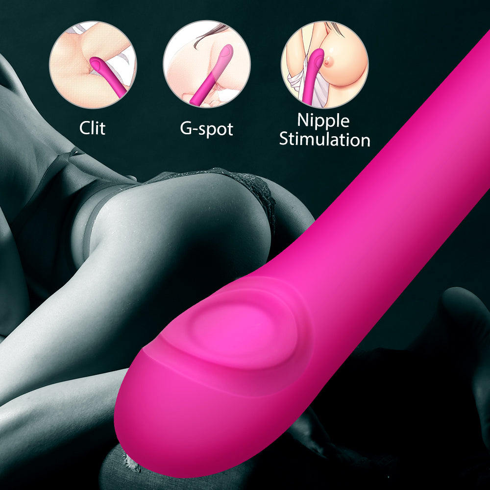 9 Flapping & Vibrating Patterns G Spot Vibrator Clit Nipple Massager