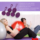 Doctor Recommended Pelvic Floor 10 Vibration Modes Ben Wa Balls with Loop