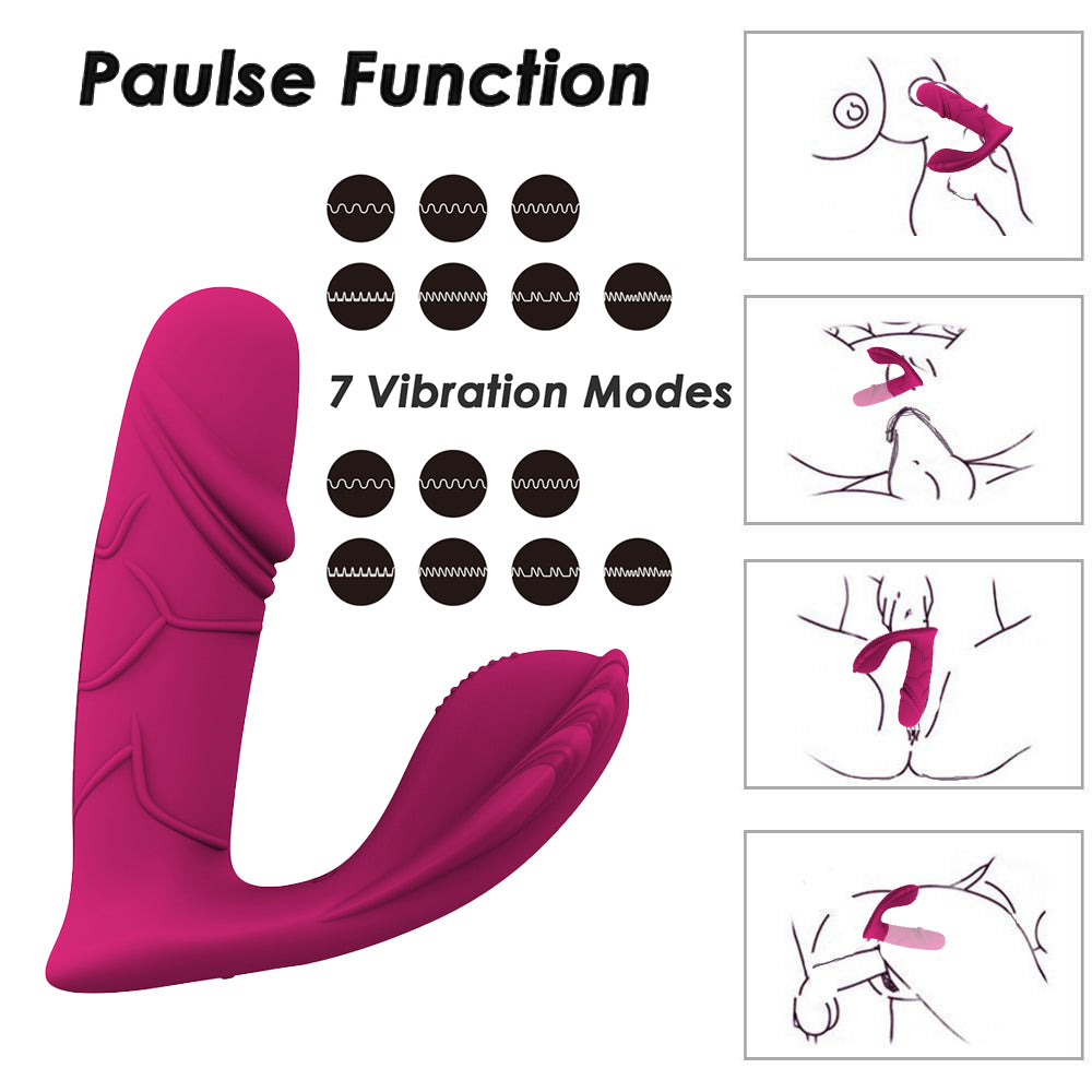 3 Paulsing 7 Vibration Modes Panty Stimulator Wearable Dildo Butterfly Vibrator