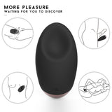 Tongue Shape Nipple Clit Wearable Massager 10 Modes Scrotum Caressing