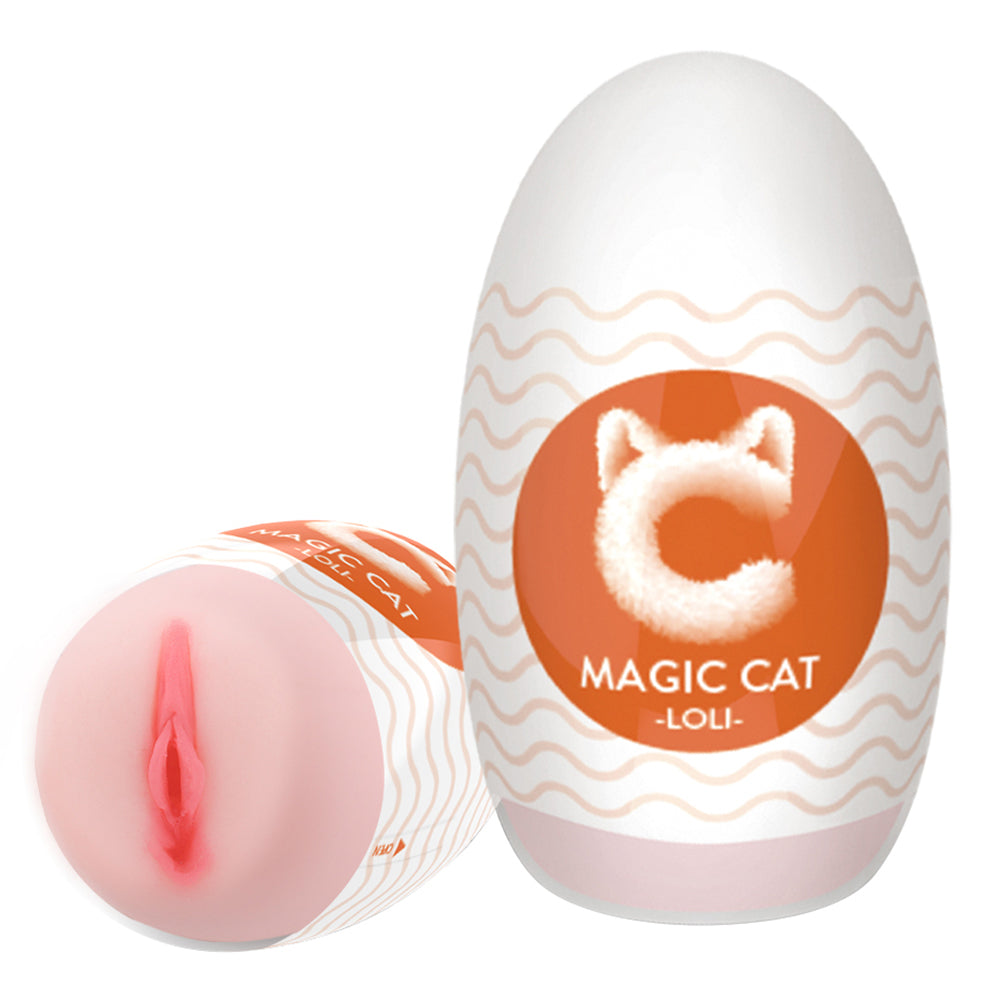 Magic Vagina Egg Male Masturbator LOLI with 3D Realistic Textured Sleeve