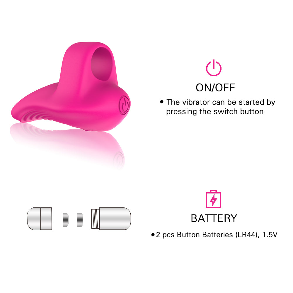 Portable Waterproof Soft Finger Massager With Bullet Battery Replaced