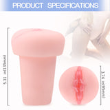 Ultra Soft Lifelike Labia Male Masturbator 3D Realistic Suck Vagina