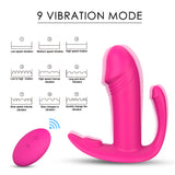 9 Modes G Spot Clit Anus Massager Panties Vibrator Detachable Bullet