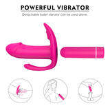 9 Modes G Spot Clit Anus Massager Panties Vibrator Detachable Bullet