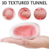 MATURE 3D Textured Vagina Stretchy EGG Male Masturbator Portable Cup