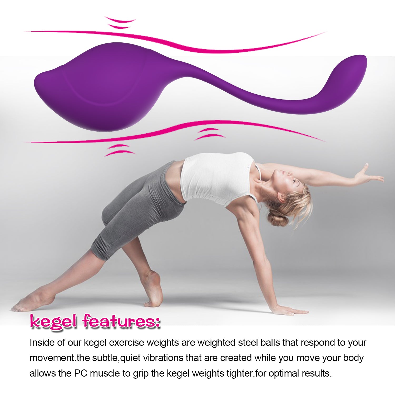 Silicone Kegel Ben Wa Balls Kit For Women Vaginal Tightening Exercise