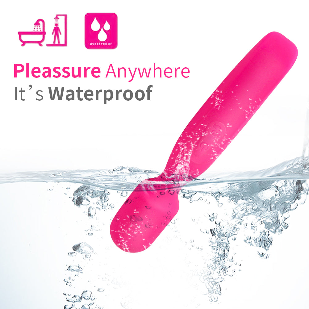 Waterproof Full Body Massager Soft Wand Vibrator 16 Vibration Modes