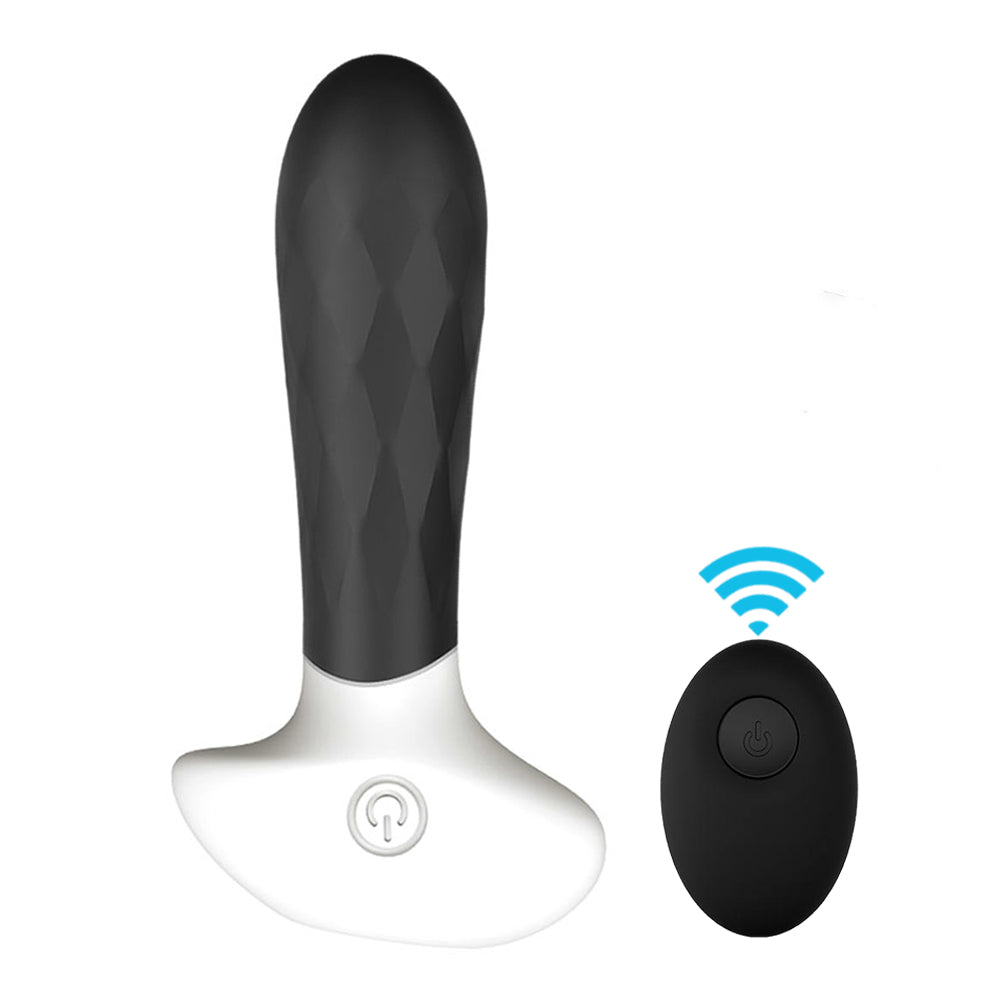 Wireless 9 Strong Vibrations Anal Plug Prostate Stimulator Bendable