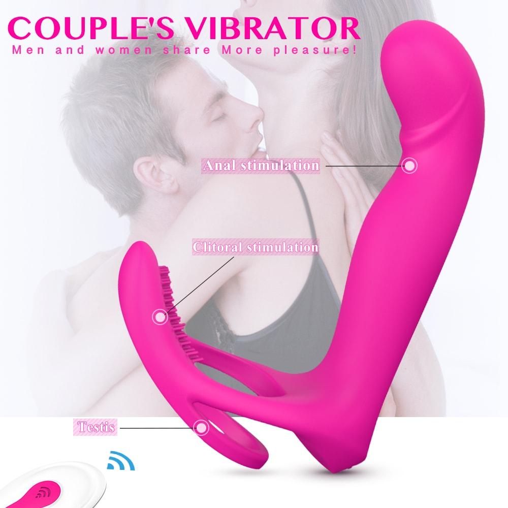 Couple Vibrator Penis Ring Penetrator For Clit Anal G Spot Stimulation