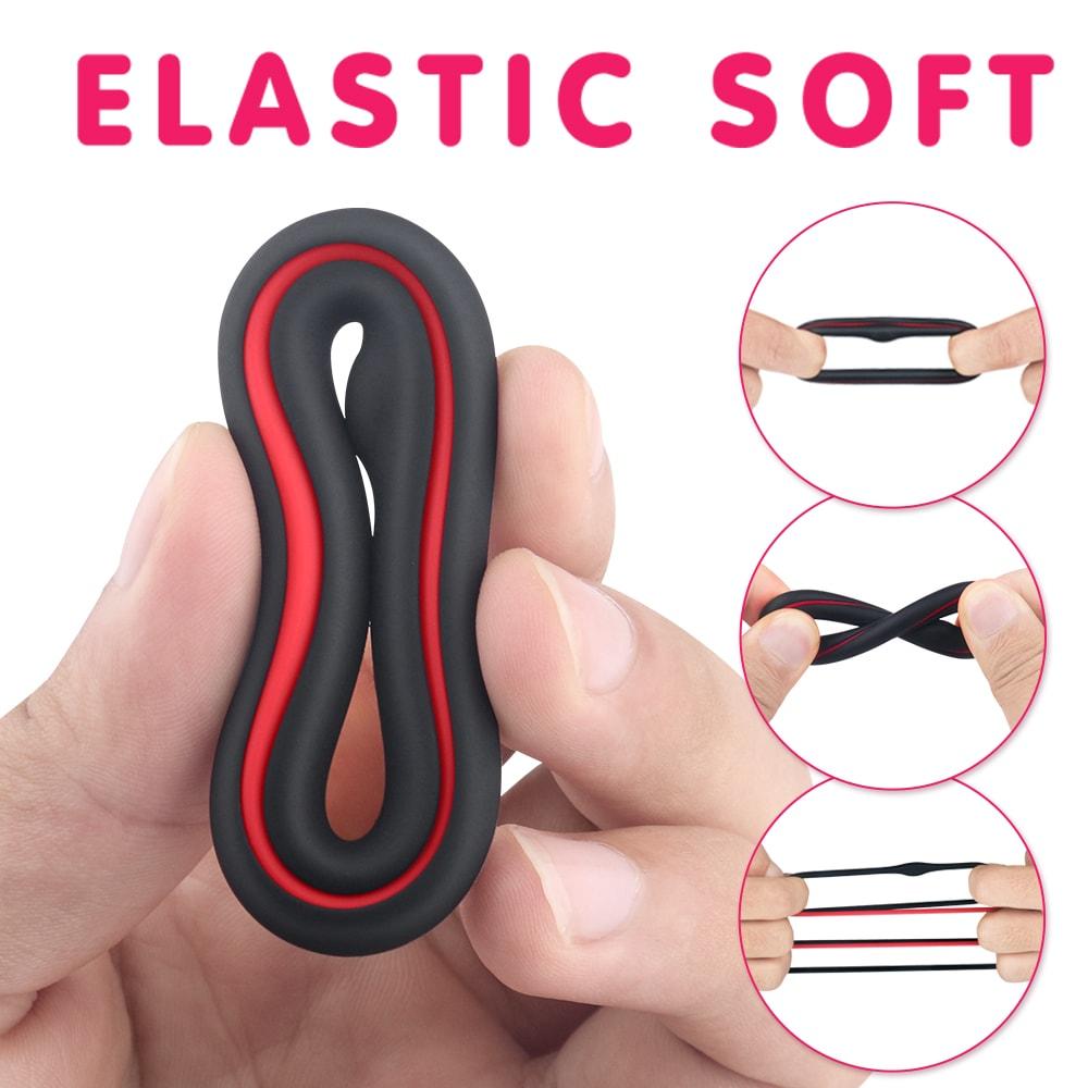 Multiple Combination 3 Pcs Thick Penis Ring Set Cock Rings Toy