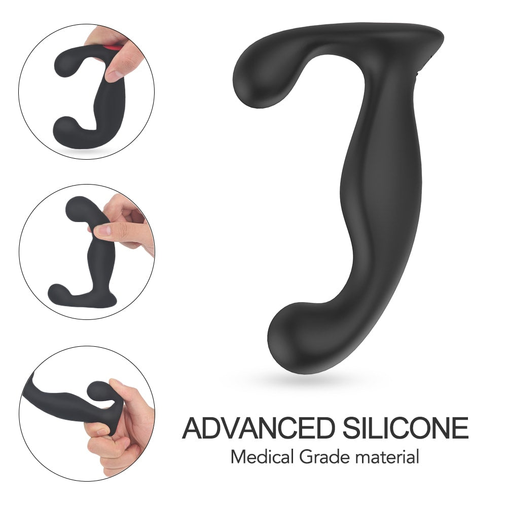 Advanced Silicone Prostate Massager Remote Control Swing Anal Vibrator